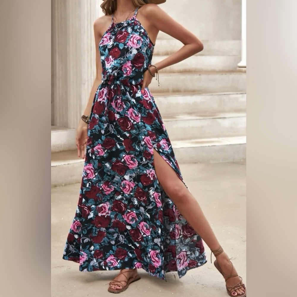 Beautiful floral maxi dress